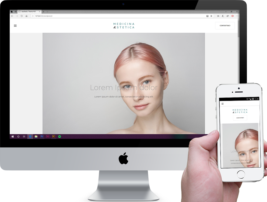 Aesthetic Theme #01 Responsive Design
