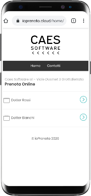 SmartPhone ioPrenoto